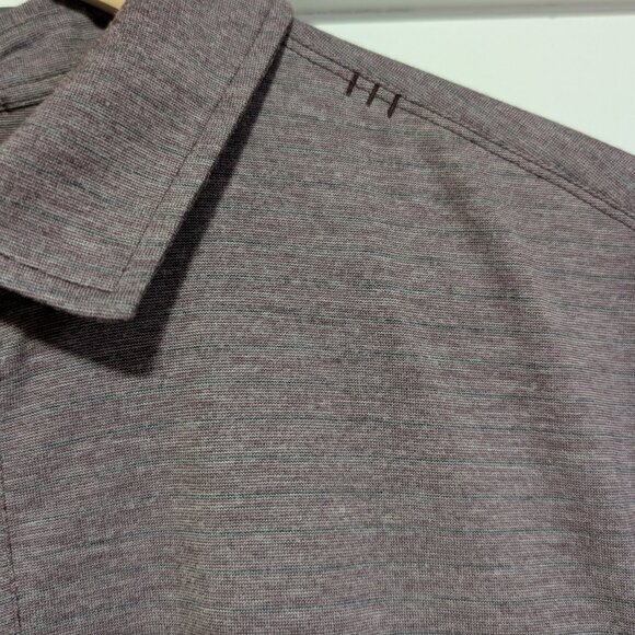 Men's Lululemon Short Sleeve Collared Polo Shirt - Picture 2 of 5